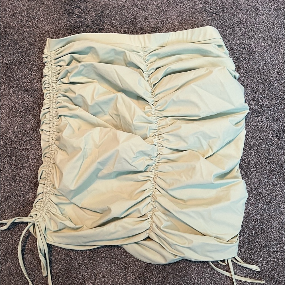 Green skirt